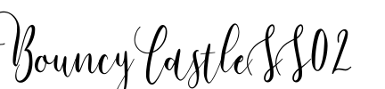 Bouncy Castle SS02 Font Image