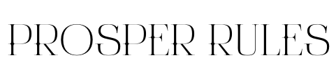 Prosper Rules Font Image