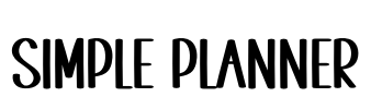 SIMPLE PLANNER