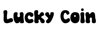 Lucky Coin Font Image