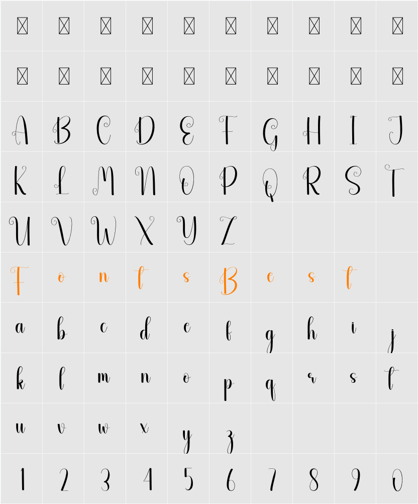 Backpack Character Map