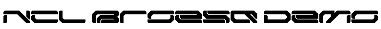 NCL Broesq Demo Font Image