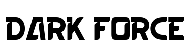 DARK FORCE Font Image