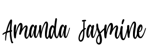 Amanda Jasmine Font Image