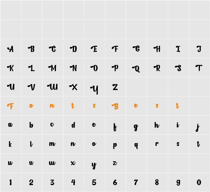 FH Collena 02 PersonalUse Character Map