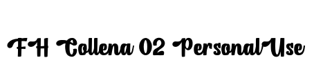 FH Collena 02 PersonalUse Font Image