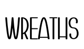 Wreaths Font Image