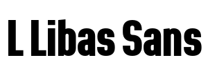 L Libas Sans Font Image