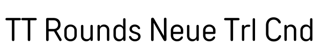 TT Rounds Neue Trl Cnd Font Image