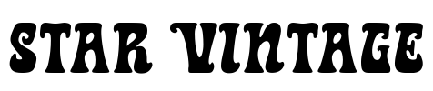 Star Vintage Font Image