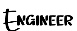 Engineer Font Image