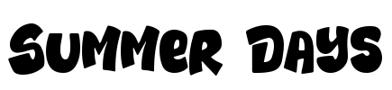 Summer Days Font Image