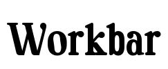 Workbar Font Image
