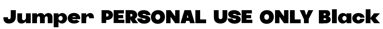 Jumper PERSONAL USE ONLY Black Font Image