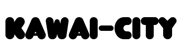 KAWAI-CITY Font Image