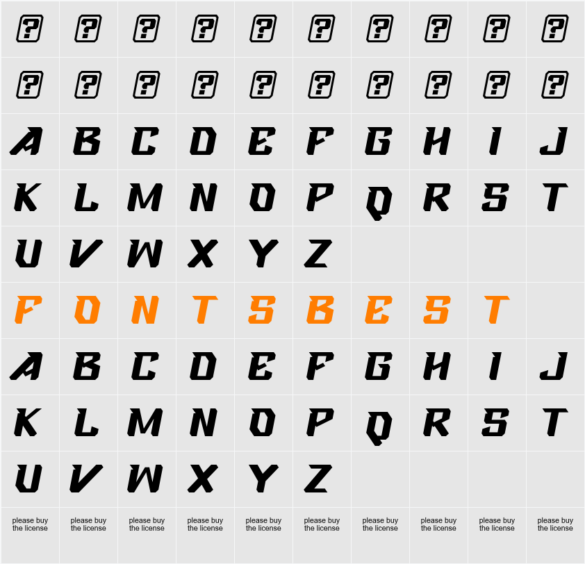 Faster Race Character Map