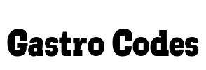Gastro Codes Font Image