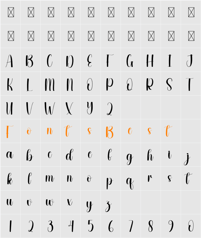 Plunge Character Map