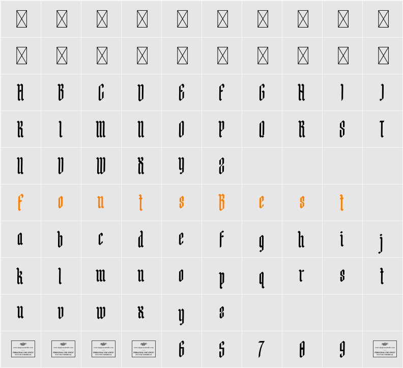 Malevolent Free Character Map