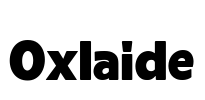 Oxlaide Font Image