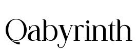 Qabyrinth Font Image