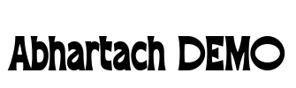 Abhartach DEMO Font Image
