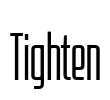 Tighten Font Image