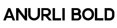 ANURLI BOLD Font Image