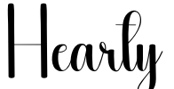 Hearty Font Image