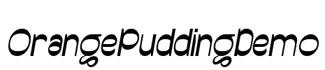 OrangePuddingDemo Font Image