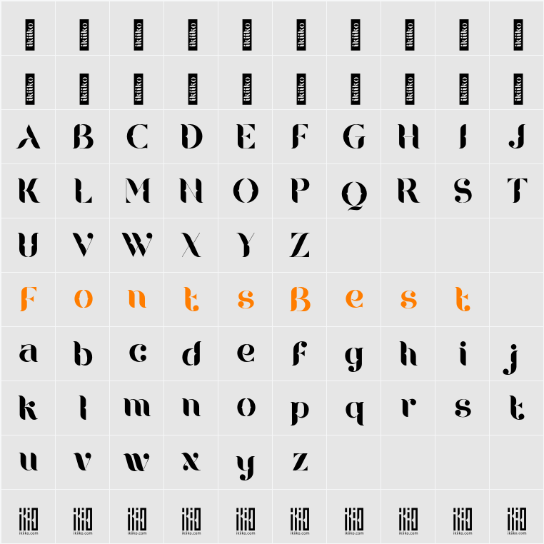 Bourjois Character Map