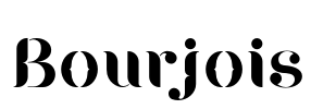 Bourjois Font Image