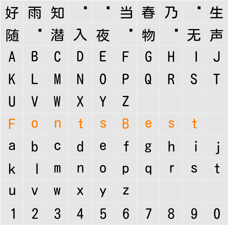 MotoyaLMaru Character Map
