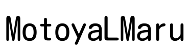 MotoyaLMaru Font Image