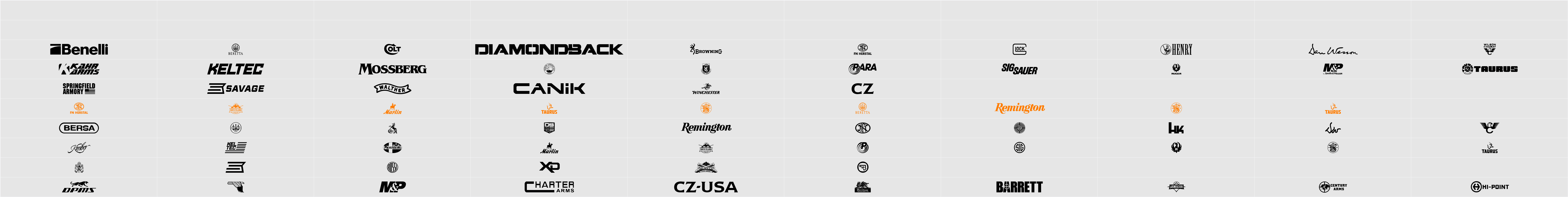 2nd Amendment Brands Character Map