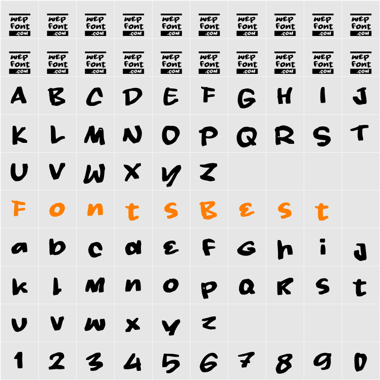 Oantagz Character Map