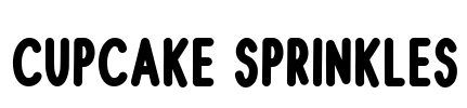 Cupcake Sprinkles Font Image
