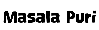 Masala Puri Font Image