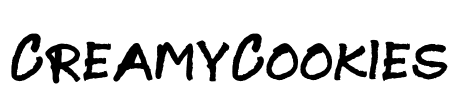CreamyCookies Font Image