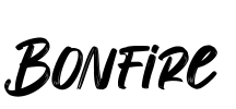 Bonfire Font Image