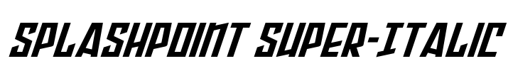 Splashpoint Super-Italic