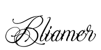 Bliamer Font Image