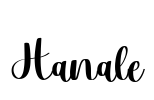Hanale Font Image