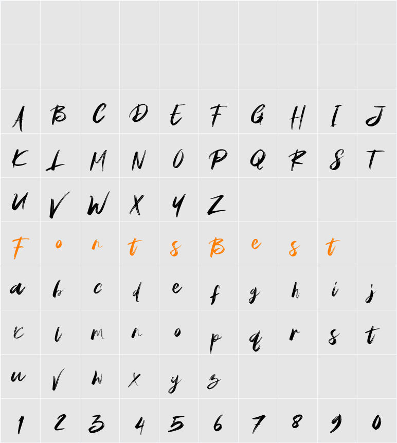 Amstagram Character Map