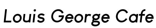 Louis George Cafe Font Image
