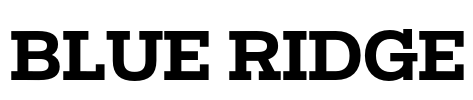 BLUE RIDGE Font Image