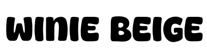 Winie Beige Font Image