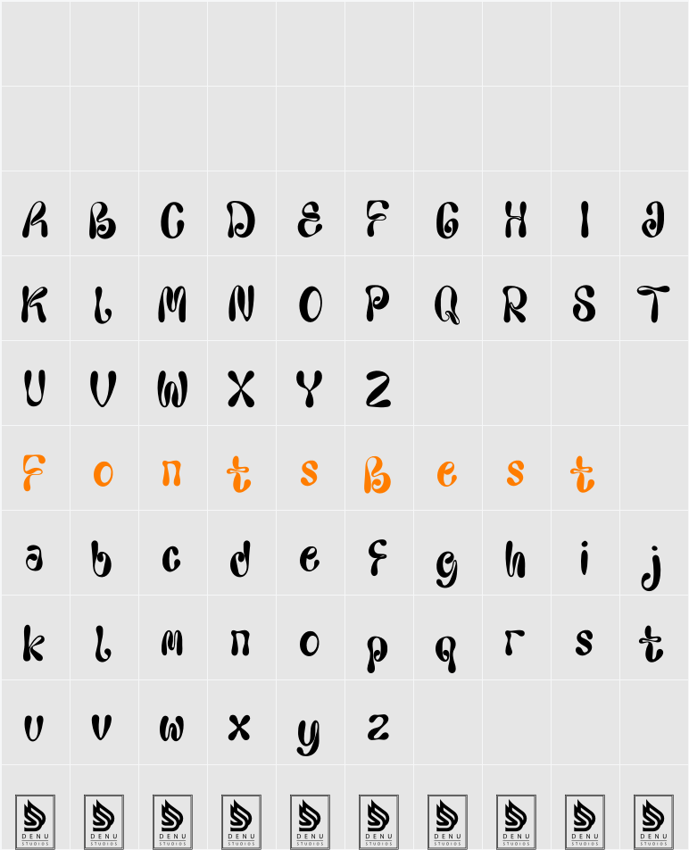 Analog Morpich Character Map