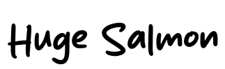 Huge Salmon Font Image