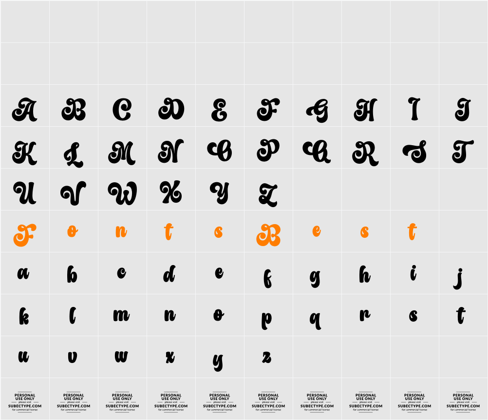 The Augusta Character Map